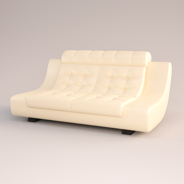 Luxury Cleopatra Sofa: Stylish and Timeless 3D model image 1 