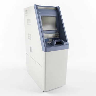 OKI ATM: High-Quality, Low-Poly Banking Solution 3D model image 1 