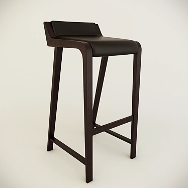 Modern Bar Stool – Sleek Design 3D model image 1 