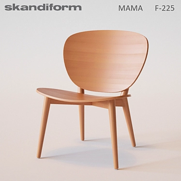 Skandiform Mama F-225 Chair 3D model image 1 