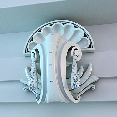 Elegant Exterior Decor 3D model image 1 