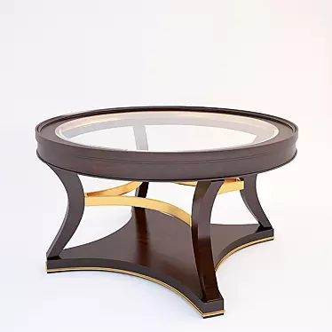 Classic St. James Cocktail Table 3D model image 1 