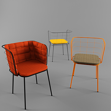 Stylish Jujube Chairs by Chairs & More 3D model image 1 
