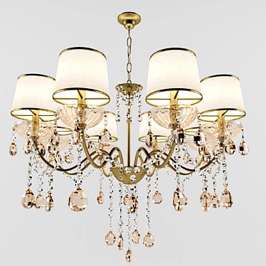 Title: Elegant Vintage Chandelier 3D model image 1 