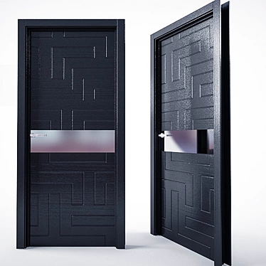 Modern Interior Door 3D model image 1 