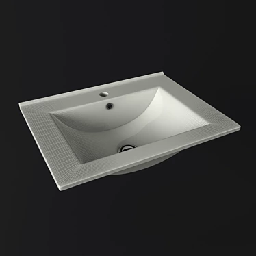 Modern Style Sink 600x460 3D model image 1 