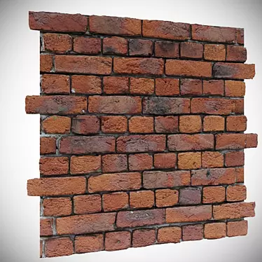 Brick Geometry Wall Tile 3D model image 1 