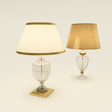 Classic Style Table Lamp 3D model image 1 