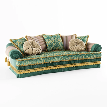 Luxury Polo Classic Sofa 3D model image 1 