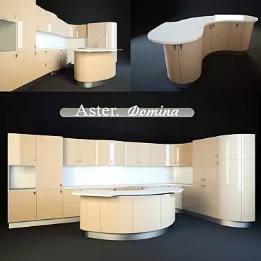 Elevate Your Kitchen with Aster 3D model image 1 