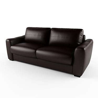 Marinelli Carbone - Luxury Leather Sofa 3D model image 1 