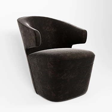 Donghia Lana Clab Chair - Elegant Armchair for Modern Interiors 3D model image 1 