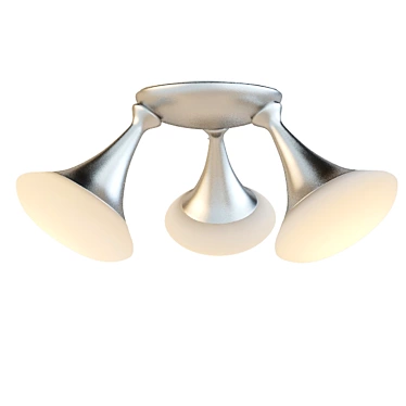 Elegant Trumpet Chandelier 3D model image 1 