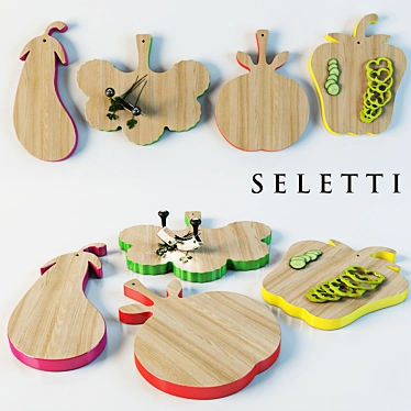 Seletti Designer Chopping Boards 3D model image 1 