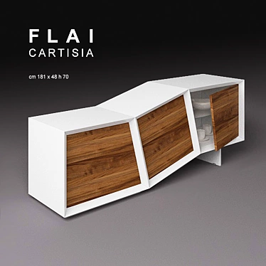 Italian FLAI Cartisia Dresser 3D model image 1 