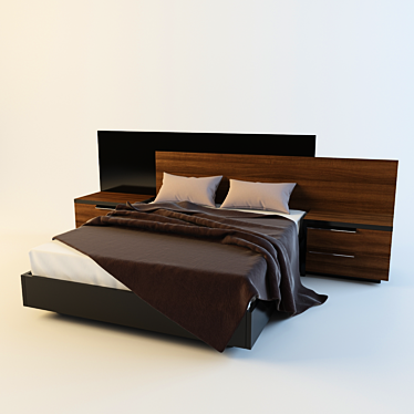 Elegant Bedroom Set: ALF Nuvola 3D model image 1 