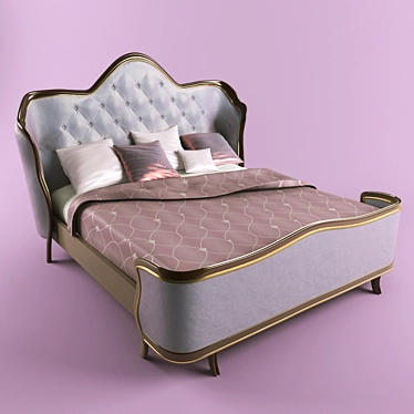 Cozy Dream Bed 3D model image 1 