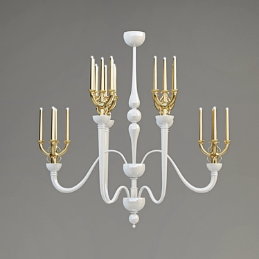 La Murrina Ballroom S8 Chandelier: Classic Elegance 3D model image 1 