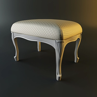 Elegant Cipria Pouf: Giorgio Casa Collection 3D model image 1 