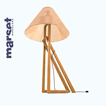 Stylish LED Floor Lamp 3D model image 1 