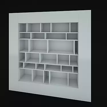 Versatile Window Bookcase-TV Stand 3D model image 1 