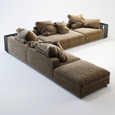 Title: FLEXFORM Groundpiece Sofa 3D model image 1 