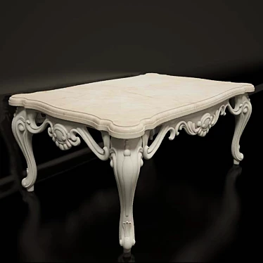 Title: Elegant Classic Table 3D model image 1 
