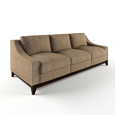 Title: Zeno Designer Sofa: Exquisite Craftsmanship, Elegant Design 3D model image 1 