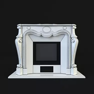 Classic Fireplace 3D model image 1 