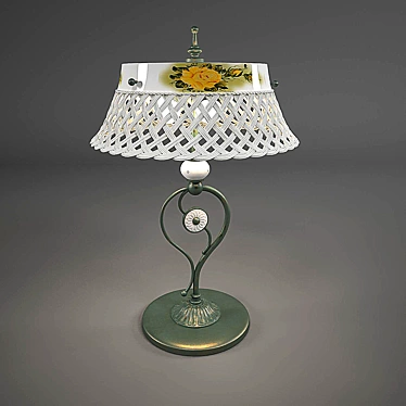 Provencal Ceramic Table Lamp 3D model image 1 