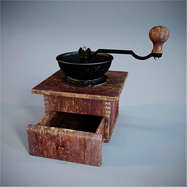 Vintage Coffee Grinder 3D model image 1 
