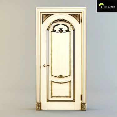 Salento: Eco-Friendly Interior Door 3D model image 1 