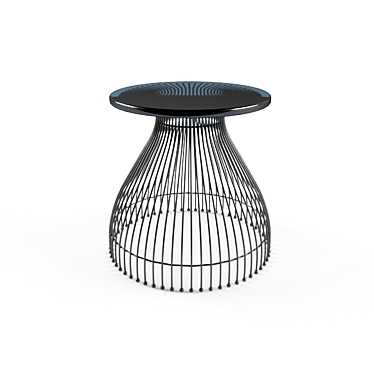 Modern Material Stool 3D model image 1 