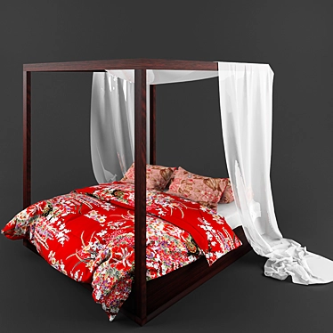 Dream Rest Comfort Bed 3D model image 1 
