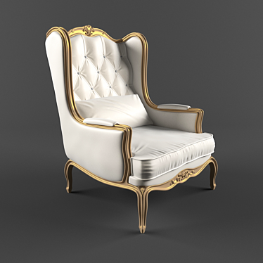 Luxury Armchair: Essepi Poltrone 3D model image 1 