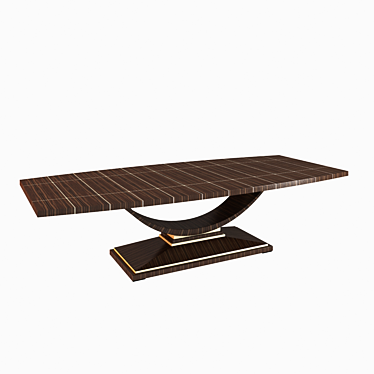 Decodieci Colombo Stile: Elegant 310x140cm Dining Table 3D model image 1 