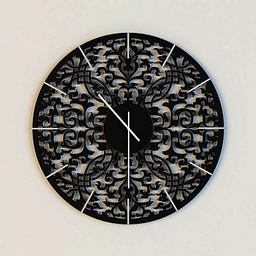 Elegant Wall Clocks - R-150mm 3D model image 1 