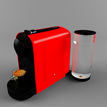 Sleek Compact Nespresso U Machine 3D model image 1 