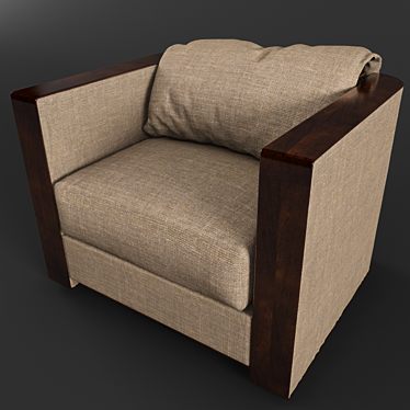 Cozy Comfort Armchair 3D model image 1 