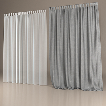 Window Magic: Curtains & Blinds 3D model image 1 
