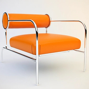 Elegant Cappellini Sofa: Stylish Arms 3D model image 1 