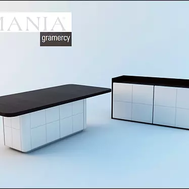 Elegant Gramercy Smania Set 3D model image 1 