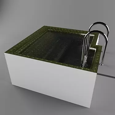 Luxury Hydrotherapy Spa Bath 3D model image 1 