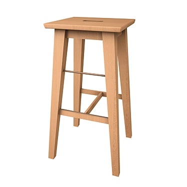 Modern Bar Stool. IKEA 3D model image 1 