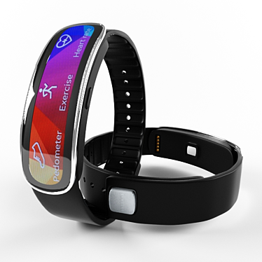 Samsung Gear Fit: Fitness Tracker 3D model image 1 