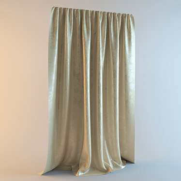 Straight Curtain

If translation is needed:
Straight Curtain (Прямая Штора) 3D model image 1 