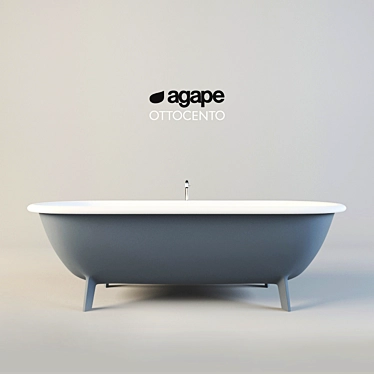 Agape Ottocento: Luxury Max 2011 Bath 3D model image 1 
