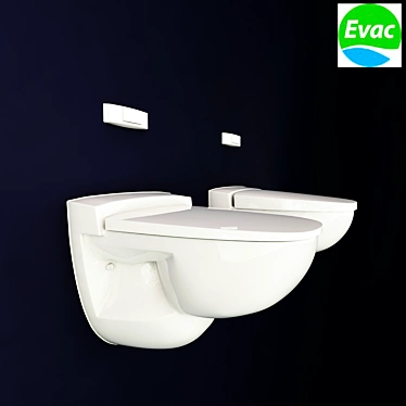 Evac 910: The Ultimate Vacuum Toilet 3D model image 1 