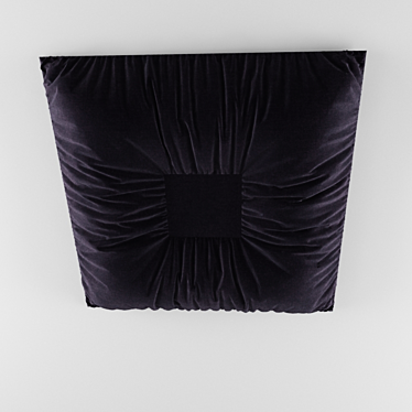 Elegant Drapery Panel 3D model image 1 