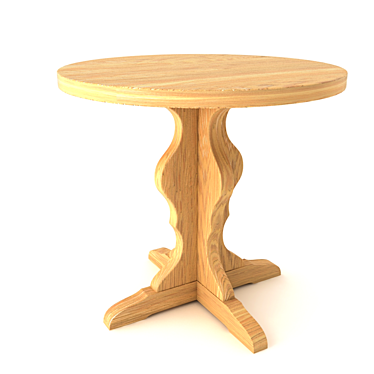 Belfan TAB R 80: Sleek Dining Table 3D model image 1 